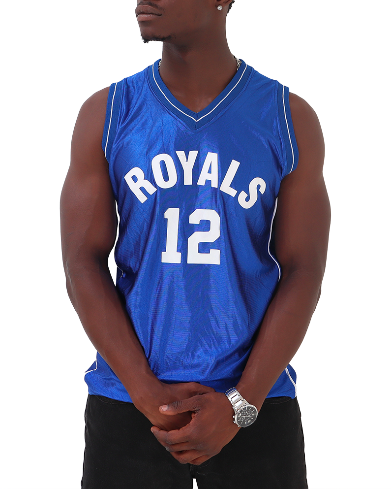 Jersey Basket Royals 12 - M - Bleu