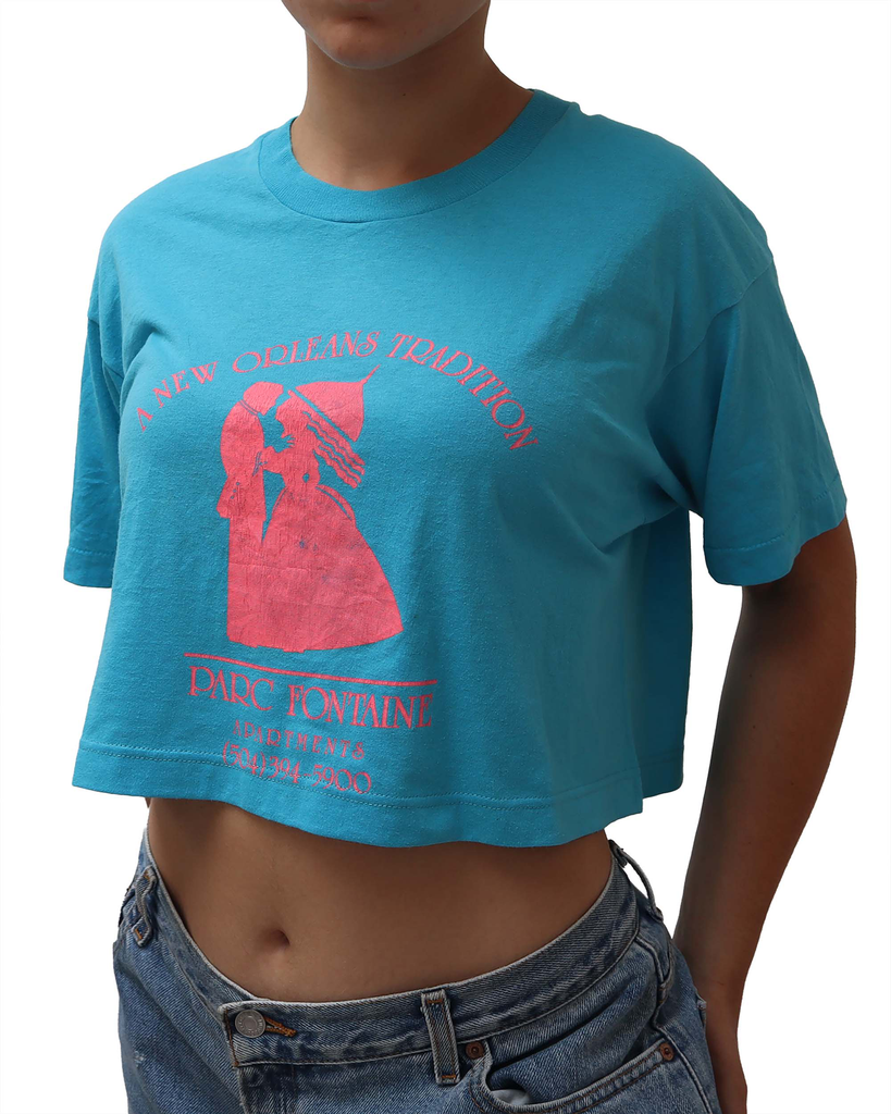 Croptop Upcyclé - XL - Bleu clair