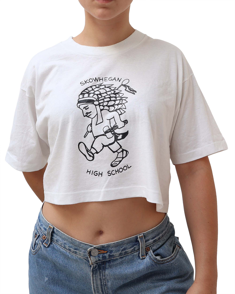 Croptop Upcyclé - XL - Blanc