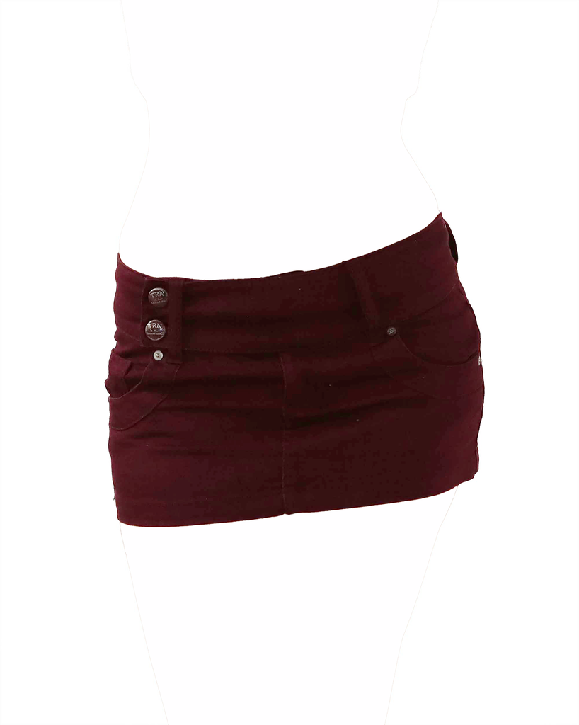 Mini Jupe - S - Bordeaux
