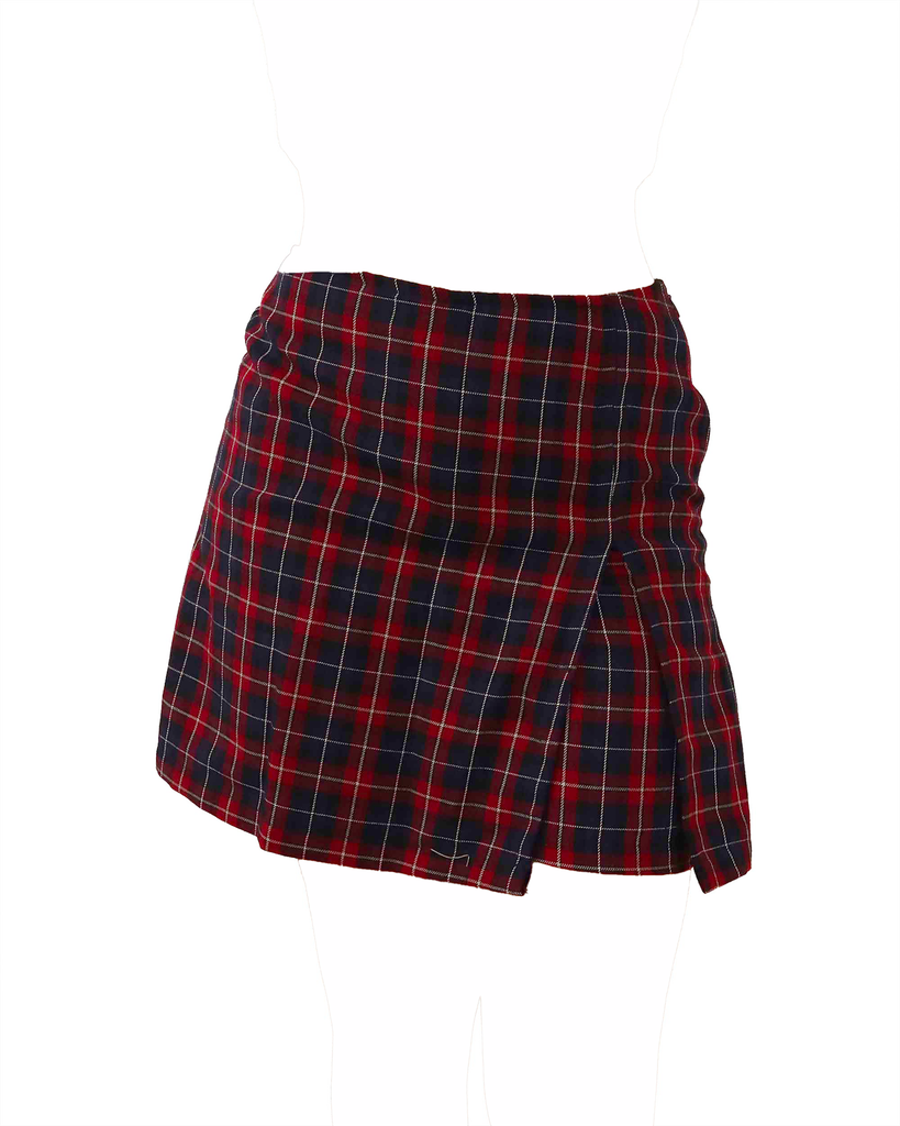 Jupe short à carreaux - S