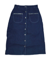 Jupe midi en jeans - S