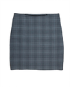 Jupe slim à carreaux - M - Elastique