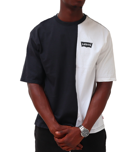 T-shirt Levi's Bicolore Oversize - S -Noir et Blanc