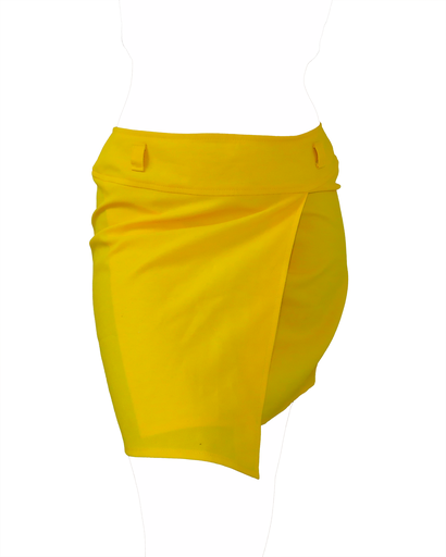 Jupe portefeuille - S - Jaune