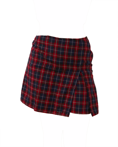 Jupe short à carreaux - S